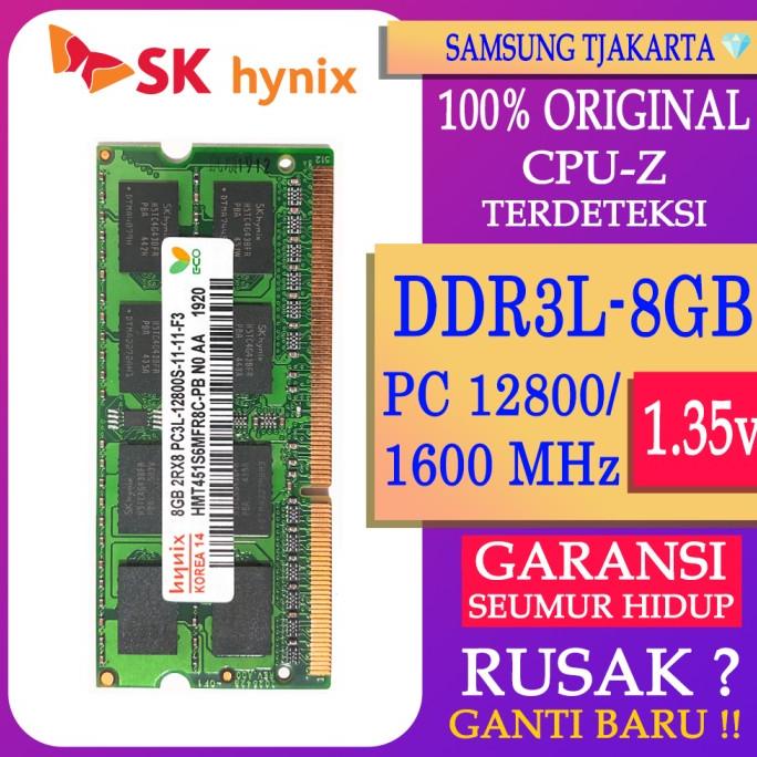 Ram Laptop/ RAM HYNIX DDR3L 8GB 1600MHZ 12800 ORI RAM LAPTOP DDR3 RAM NB DDR3 | RAM LAPTOP