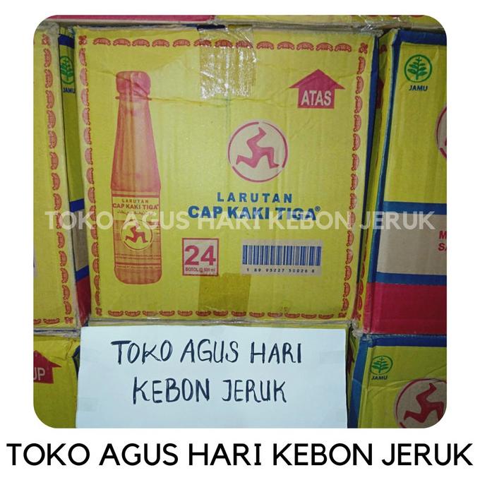 

Larutan Cap Kaki Tiga, Kaki 3, Botol Ukuran 200 Ml Dan 500 Ml New