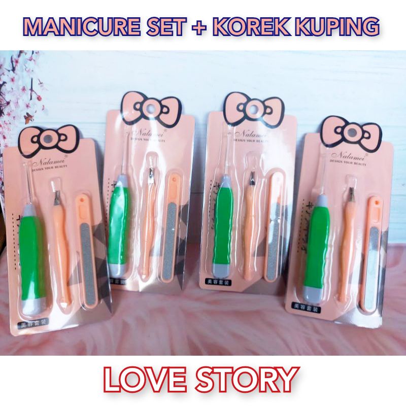 MEDICURE DAN MANICURE SET BEAUTY LADY ALAT MEDICURE DAN PEDICURE SET