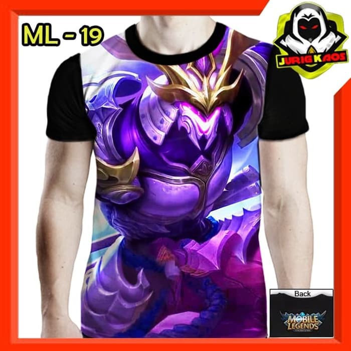 Kaos Mobile Legend Saber Skin Onimaru Tshirt Game Playstore