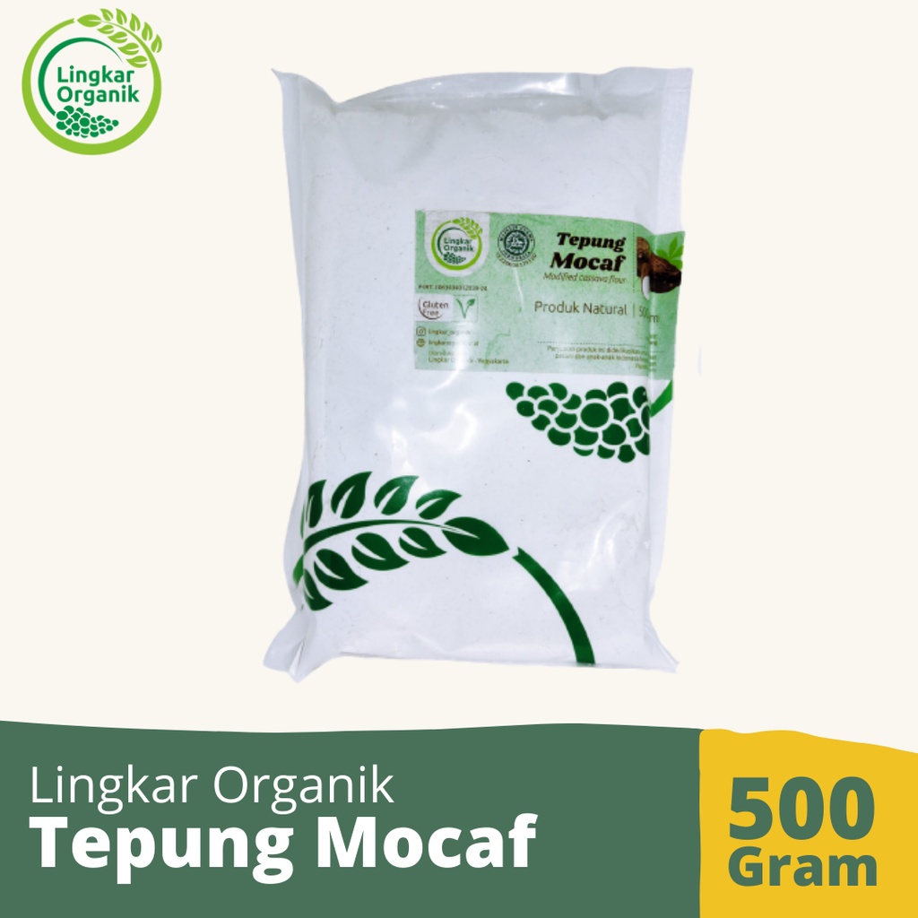 

Tepung Mocaf Singkong Gluten Free MPASI 500 gr Lingkar Organik