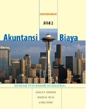 BUKU AKUNTANSI BIAYA JILID 1 JILID 2 EDISI 12 HONGREN  ORIGINAL ASLI 100% Erlangga-1