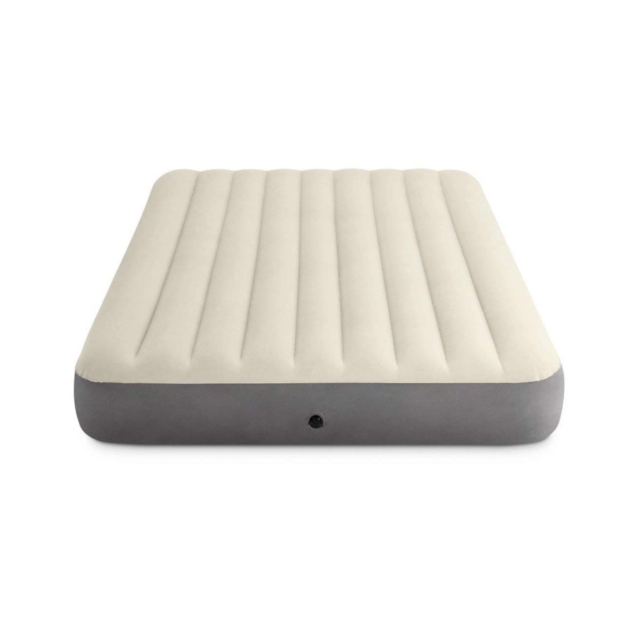 Kasur Angin Intex Queen Deluxe High Airbed PROMO BUNDLING 64709