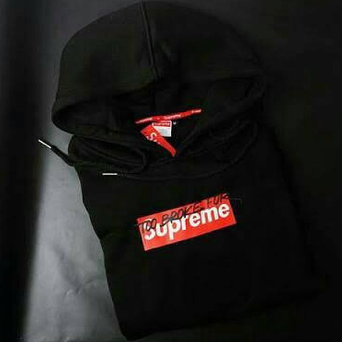 too broke for supreme hoodie parody