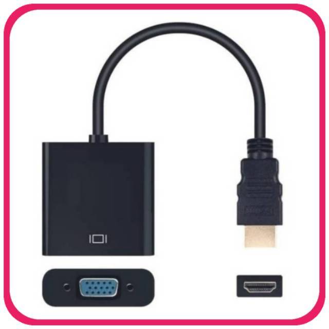 SAMBUNGAN KABEL HDMI TO VGA