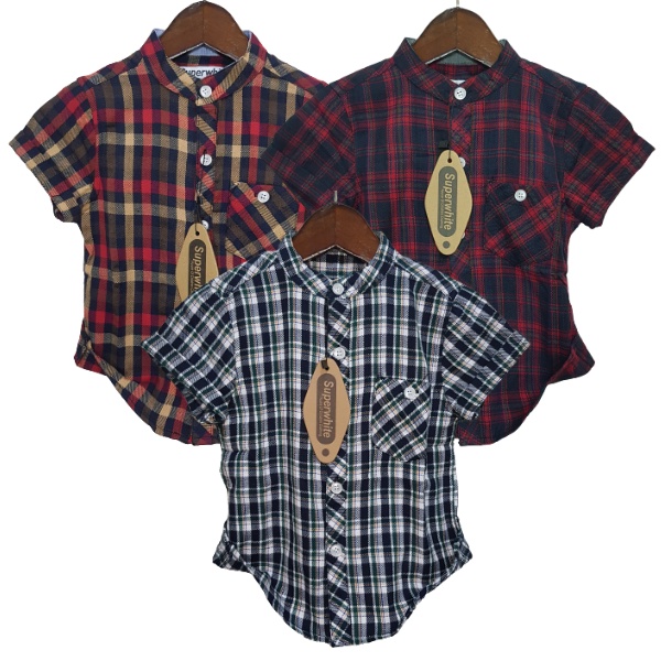 KEMEJA KOTAK KOTAK ANAK LAKI LAKI  -  BAJU HEM ANAK COWOK