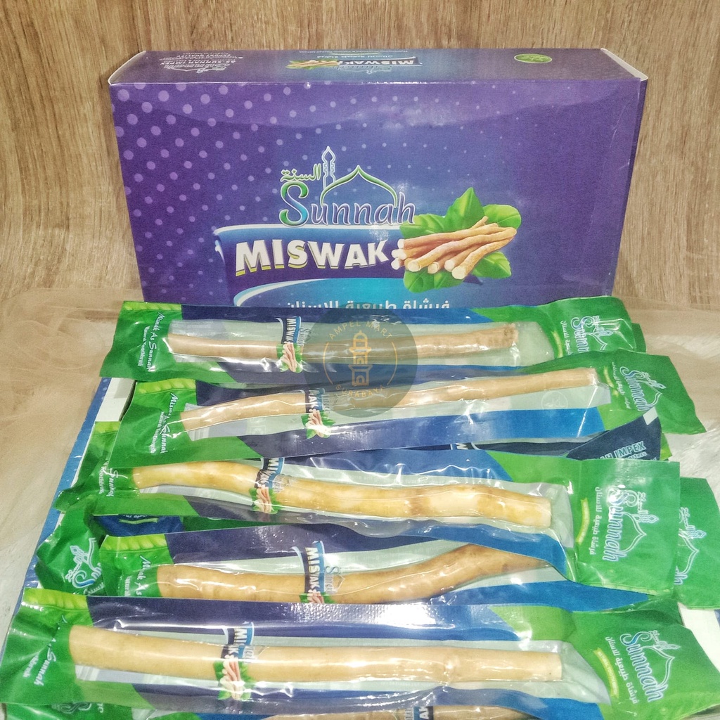 (1 LUSIN) Siwak Non Holder 8 INCHI Siwak 8 INCHI Siwak Pakistan Asli 12 PCS