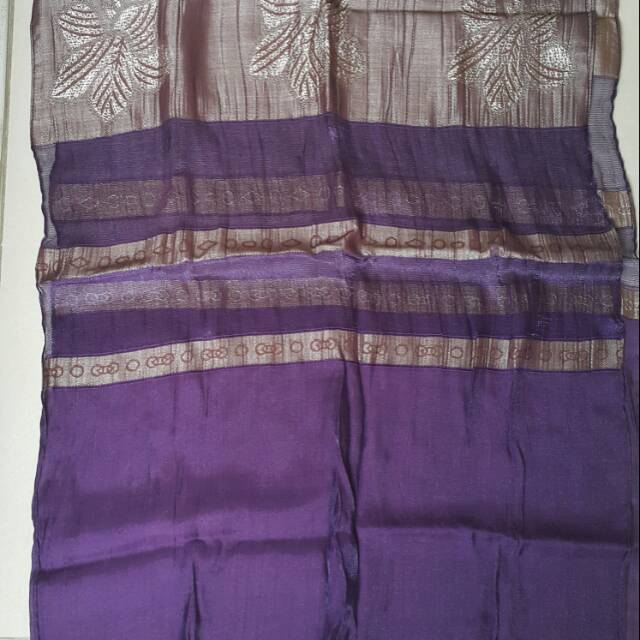 New syal ungu tipis ringan