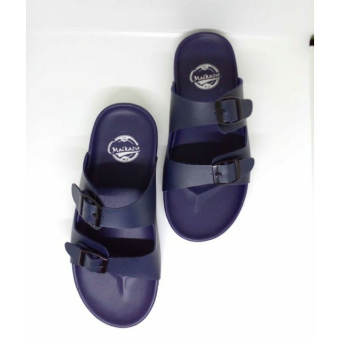 Sandal SPON Pria Wanita Mzio Hitam / Slop Wanita UNisex 38-43 Sandal Hotel SLIDE Murah