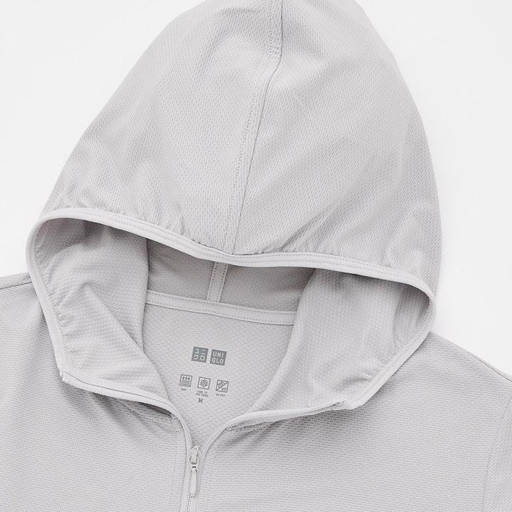 [_062] 4.4 Jaket airism mesh hoodie UV protection uniqlo cewek Bayar Dirumah