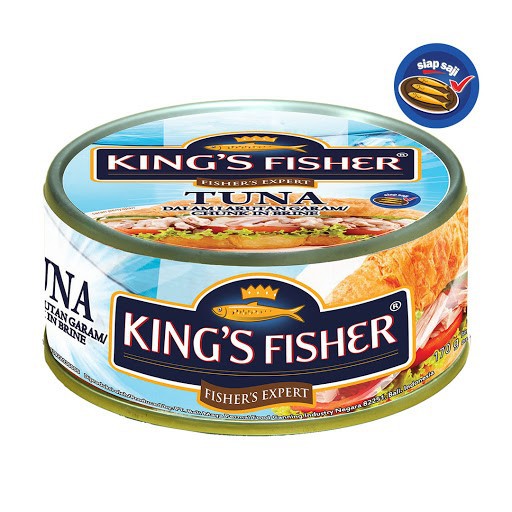 

King's Fisher Tuna Dalam Larutan Garam Kaleng 170g