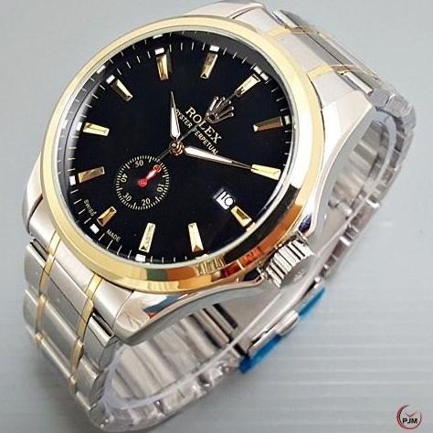 jam tangan pria rolex otomatis rolex automatic skeleton Termurah