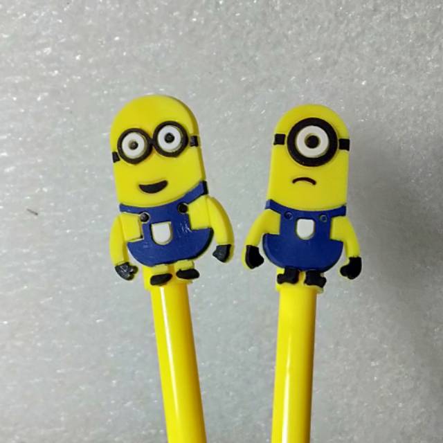 

PULPEN / PENA KARAKTER MINION MATA SATU DAN DUA