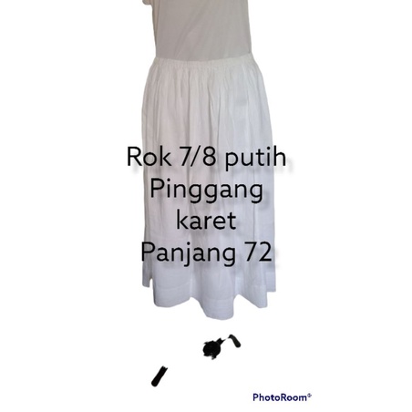 rok 7/ 8 putih tulang