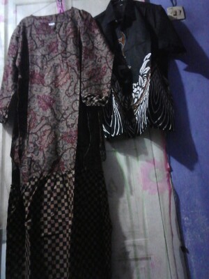 Gamis Batik Manggar Padi Sekar Cantik Kubis Kipas Daun Kupu Nadine Gendis Kawung Termurah/bisa Cod.