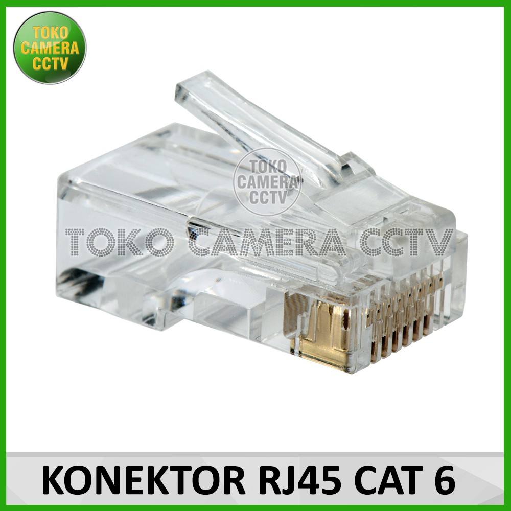 RJ45 CAT 6 KONEKTOR LAN CAT6 ECER SATUAN