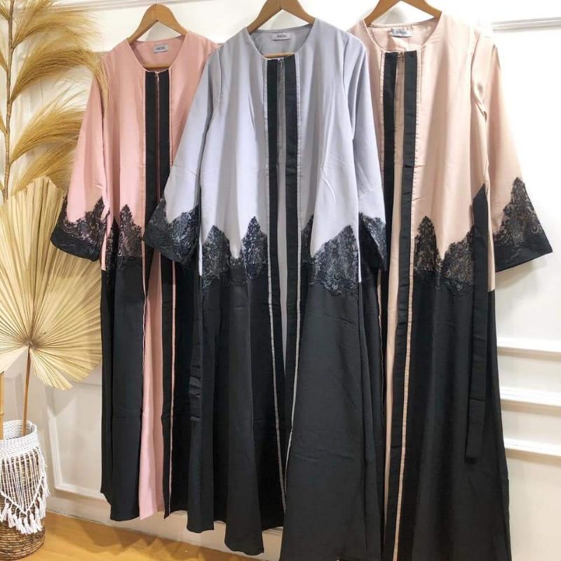 Gallery Exclusive Abaya Hitam Gamis Turkey 08