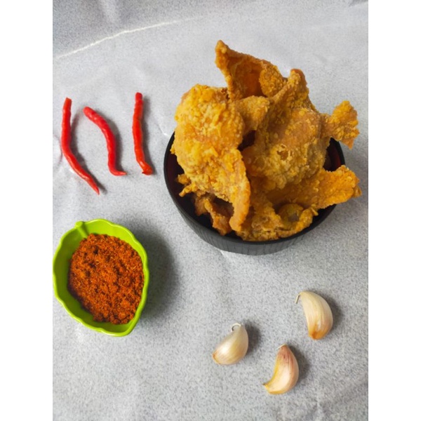 

KULIT AYAM CRISPY ORIGINAL 150 GRAM / KULITAYAM/ CHIKEN/ CRISPY/ KULIT RENYAH/CEMILAN/JAJANAN
