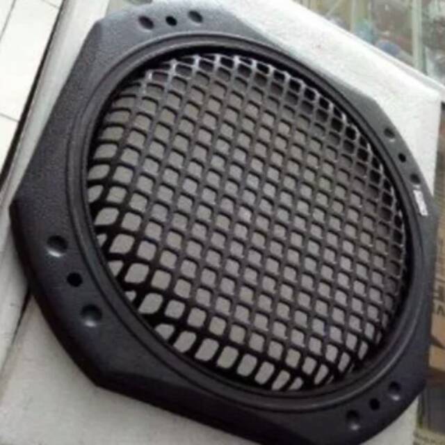 GRILL PLASTIK SUBWOOFER 12 INCHI KUALITAS BAGUS TEBAL