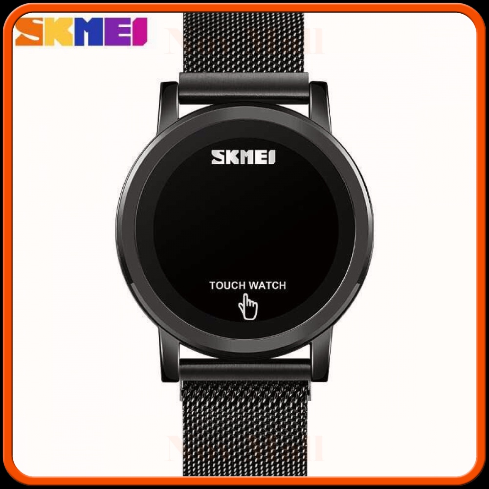 SKMEI Jam Tangan Digital Pria Strap Stainless Steel - 1668