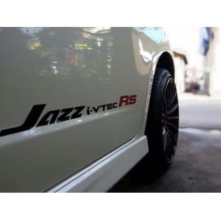 Stiker Honda Jazz Fit Freed Brio i-vtec RS