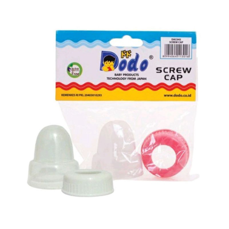 Screw Cup Dodo | Pigeon | Zippy Tutup Botol Standard Cocok Tutup Botol Pigeon Tutup Botol Lainnya (Screw Cap)