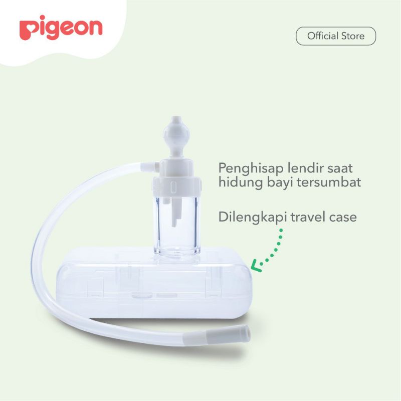 Pigeon Nose Cleaner Tube Type Penghisap Ingus / Lendir Hidung Bayi / Nasal Aspirator