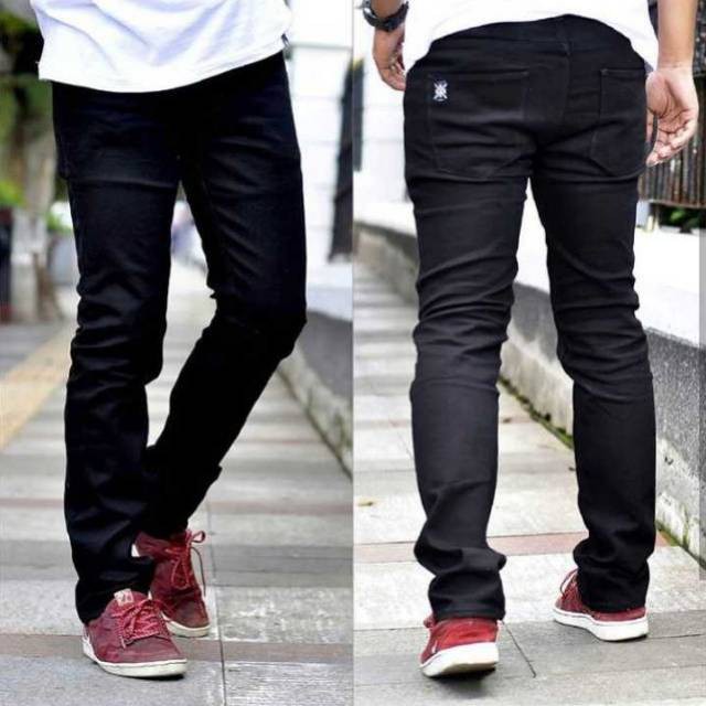Jeans skinny panjang pria - celana panjang pria - celana levis pensil - jeans skinny polos - jeans l