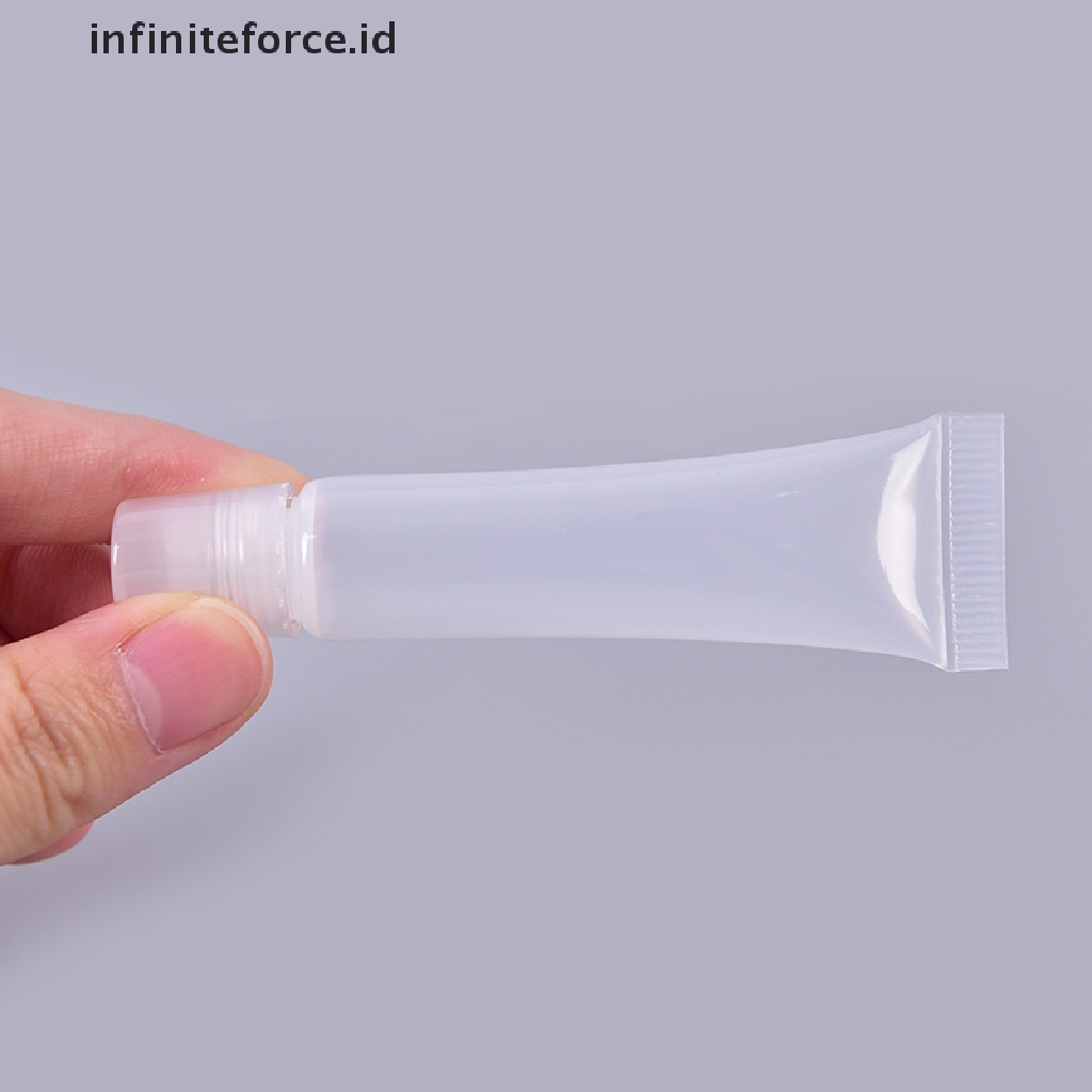 (Infiniteforce.Id) 20pcs / Set Botol Tube Kosong 8ml Untuk Lipstick / Lip Gloss / Lip Balm