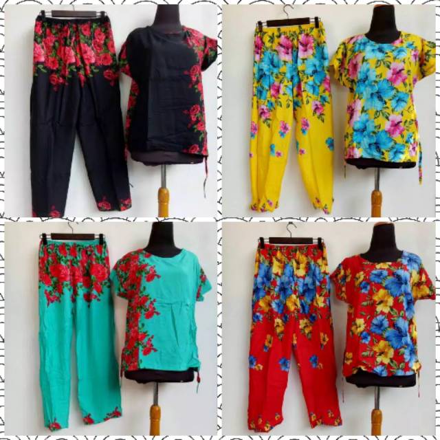 Daster Setelan Celana Panjang Bali