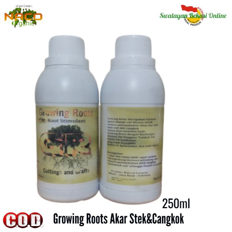 Growing Root 250ml Pupuk Hormon Pertumbuhan Akar Stek dan Cangkok/Mempercepat Pertumbuhan Akar Stek