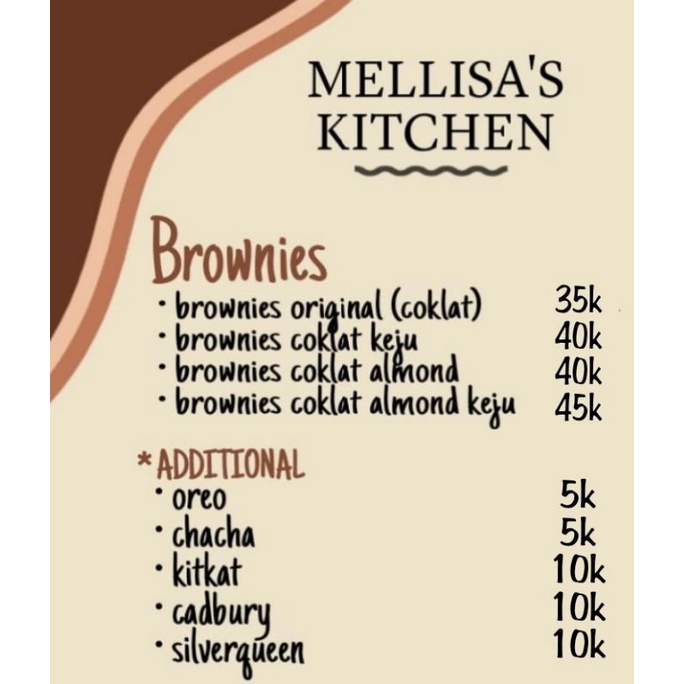 

Brownies made by Mellisa's Kitchen