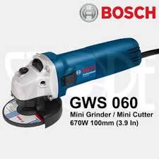 Bosch Gerinda Tangan 4 Inch / Gws 060 - Biru