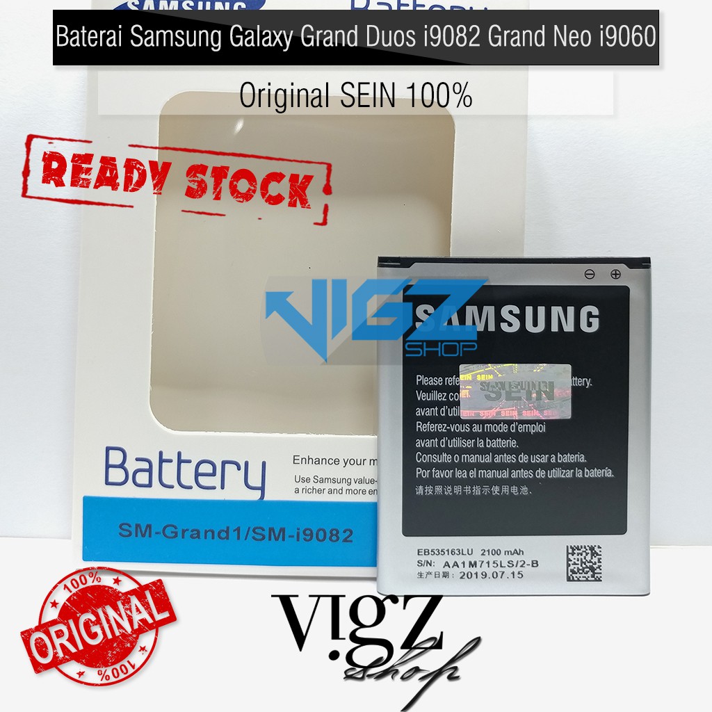 Baterai Samsung Galaxy Grand Duos i9082 Grand Neo i9060 Original SEIN 100%