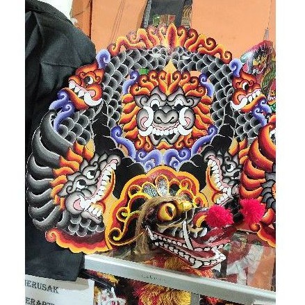 barongan smp cat brush murah / barongan / ganongan / reog / bujang ganong / pecut bopo / kaos bopo