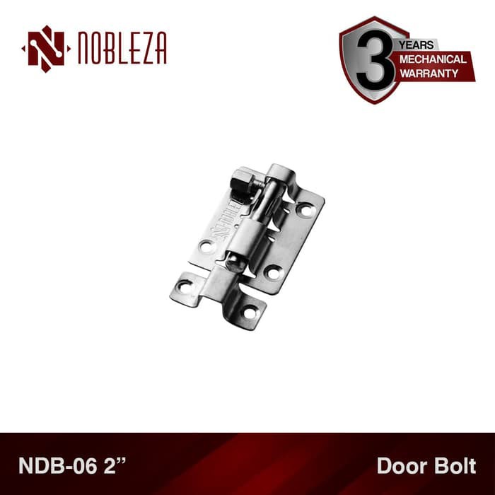 NOBLEZA NDB-06 2, 3, 4, 6, 12" Inch Door Bolt Grendel Slot Selot Jendela Pintu