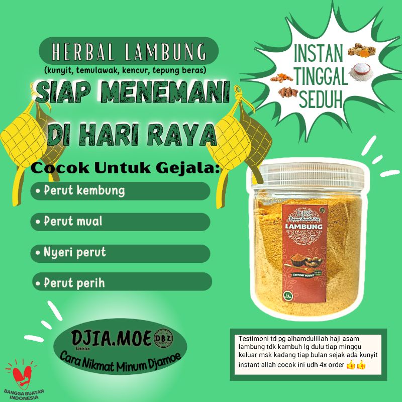 

Minuman Anti Maag buat Lebaran / herbal lambung