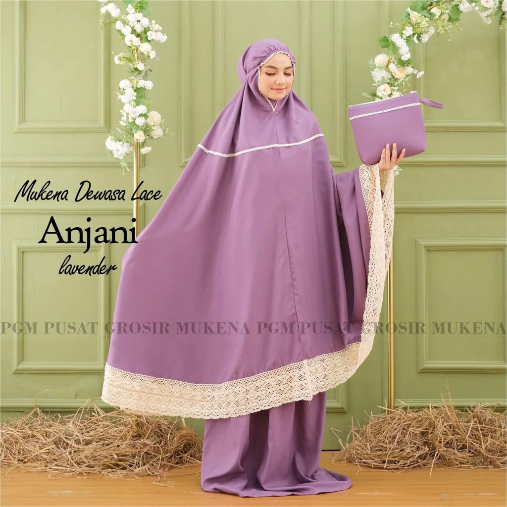 Mukena Dewasa Katun Lace Anjani