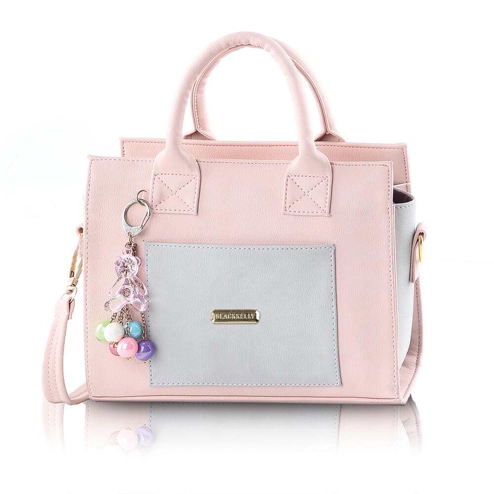 Blackkely-Tas Wanita  Casual Original Bahan Jordan Pink Trendy