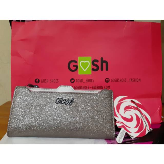 Dompet Gosh Silver Pink PL