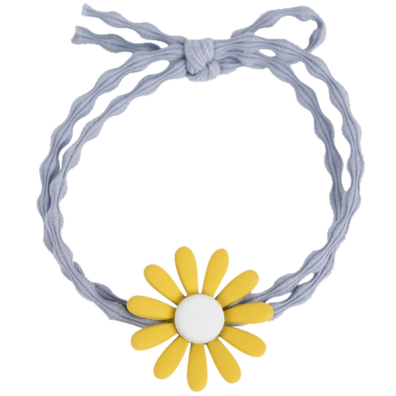 Multicolor Elastic Hair Bands Daisy Flower Cute Tie Rubber Band Hair Accessories