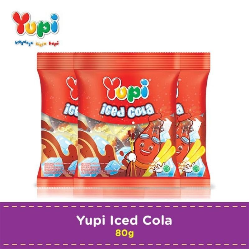 

Yupi Iced Cola Bag 80gr