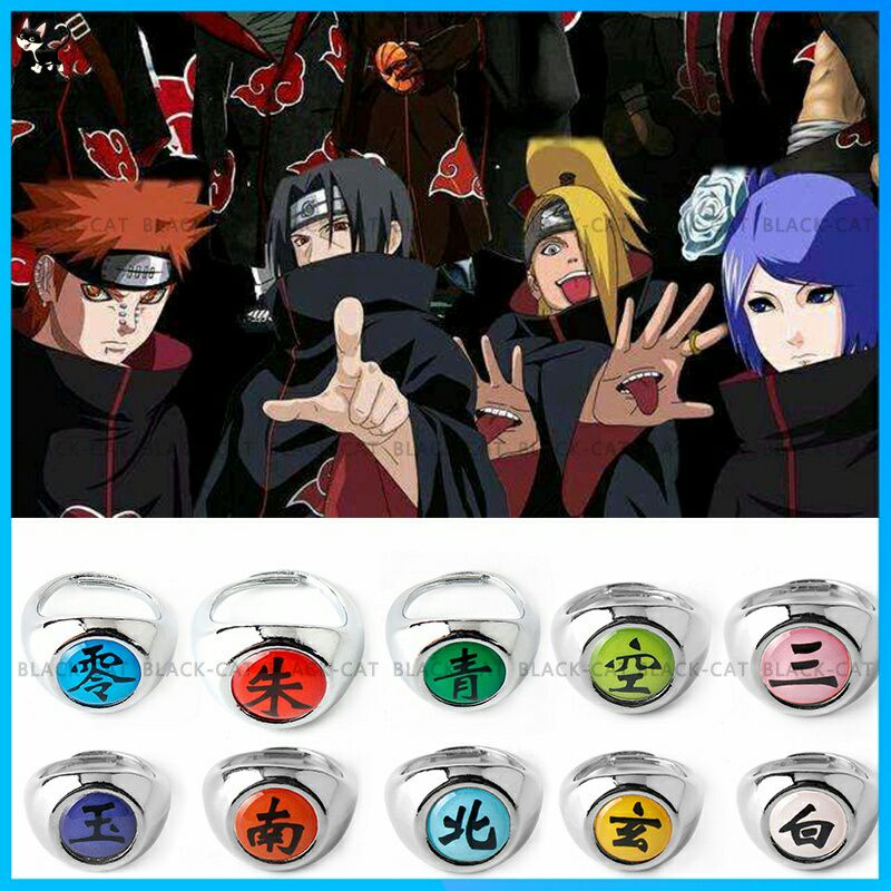 Cincin Akatsuki Cosplay Naruto