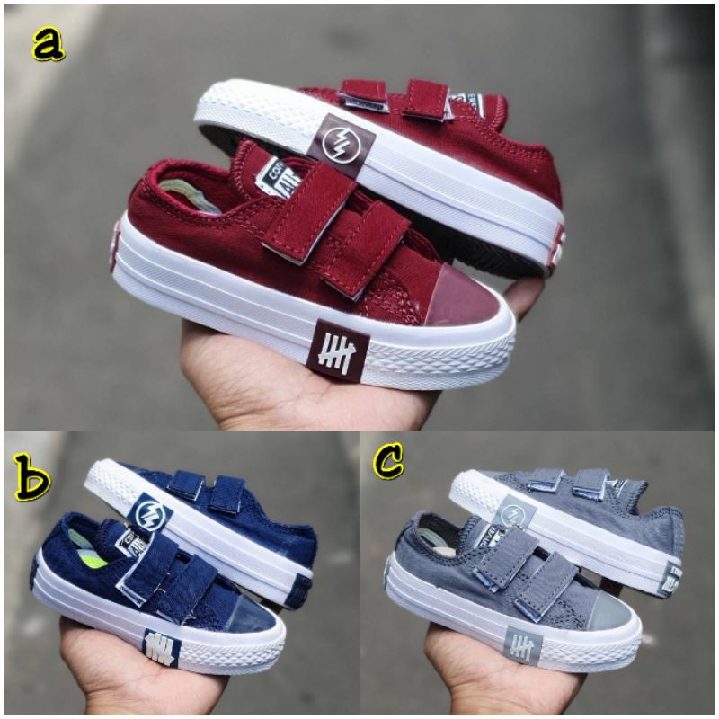 OBRAL SEPATU ANAK KECIL MURAH CONVERSE LOW PETIR KIDS  (21-35) GRADE ORI