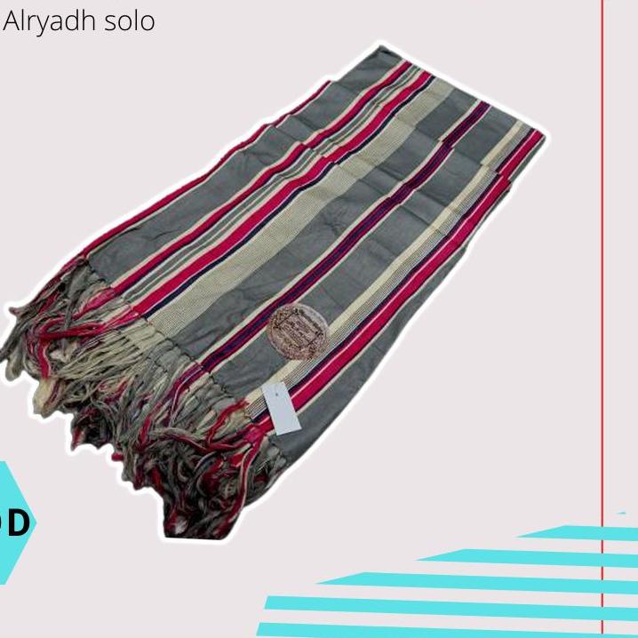 Harga Bersahabat.. SYAL RIDA SORBAN YAMAN SOLO GARIS SURBAN YAMAN GARIS SOLO
