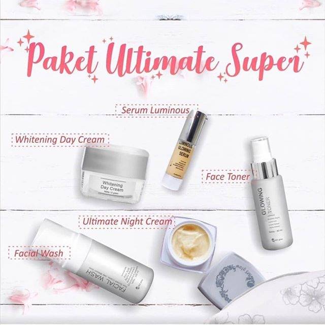 Ms glow ultimate super (serum di jual terpisah)