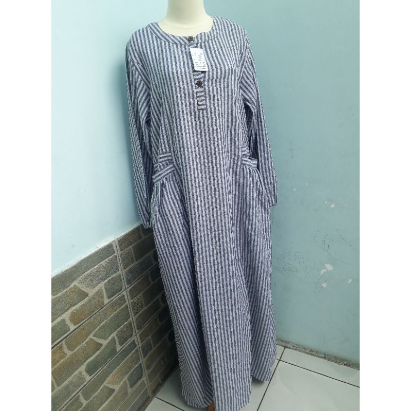 gamis katun salur