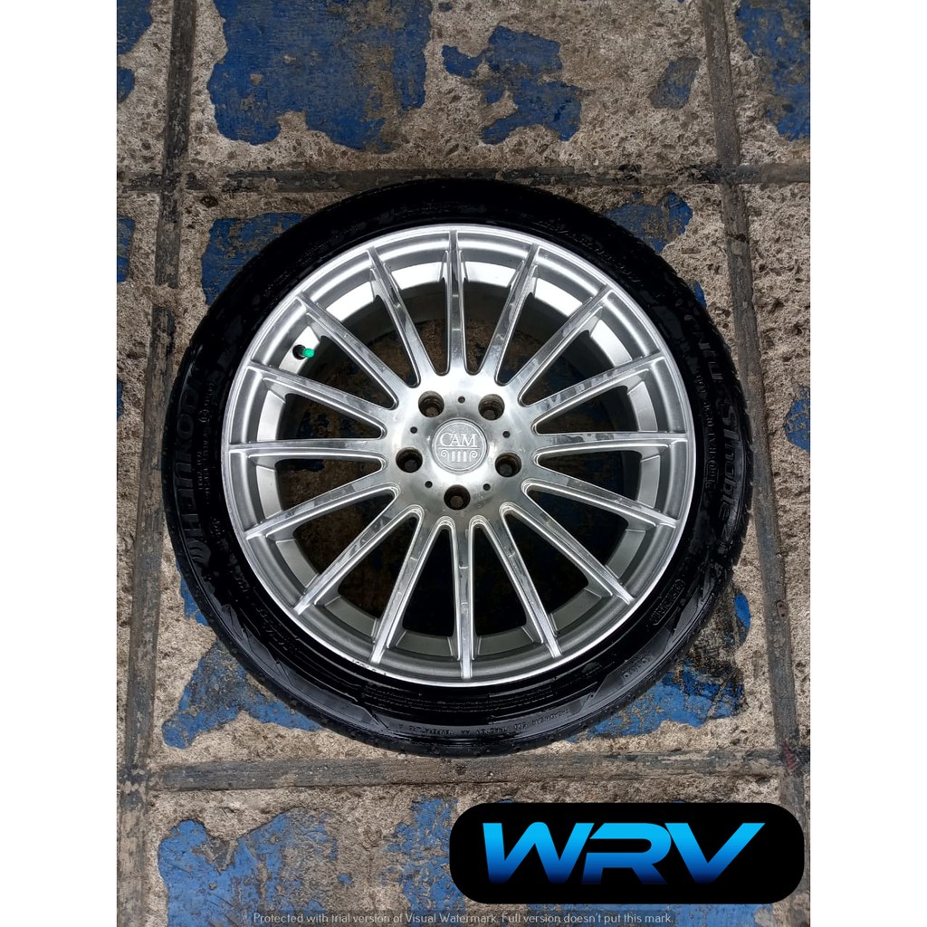 velg mobil bekas model compomotiv ring 18x8 pcd 5x114 seken plus ban