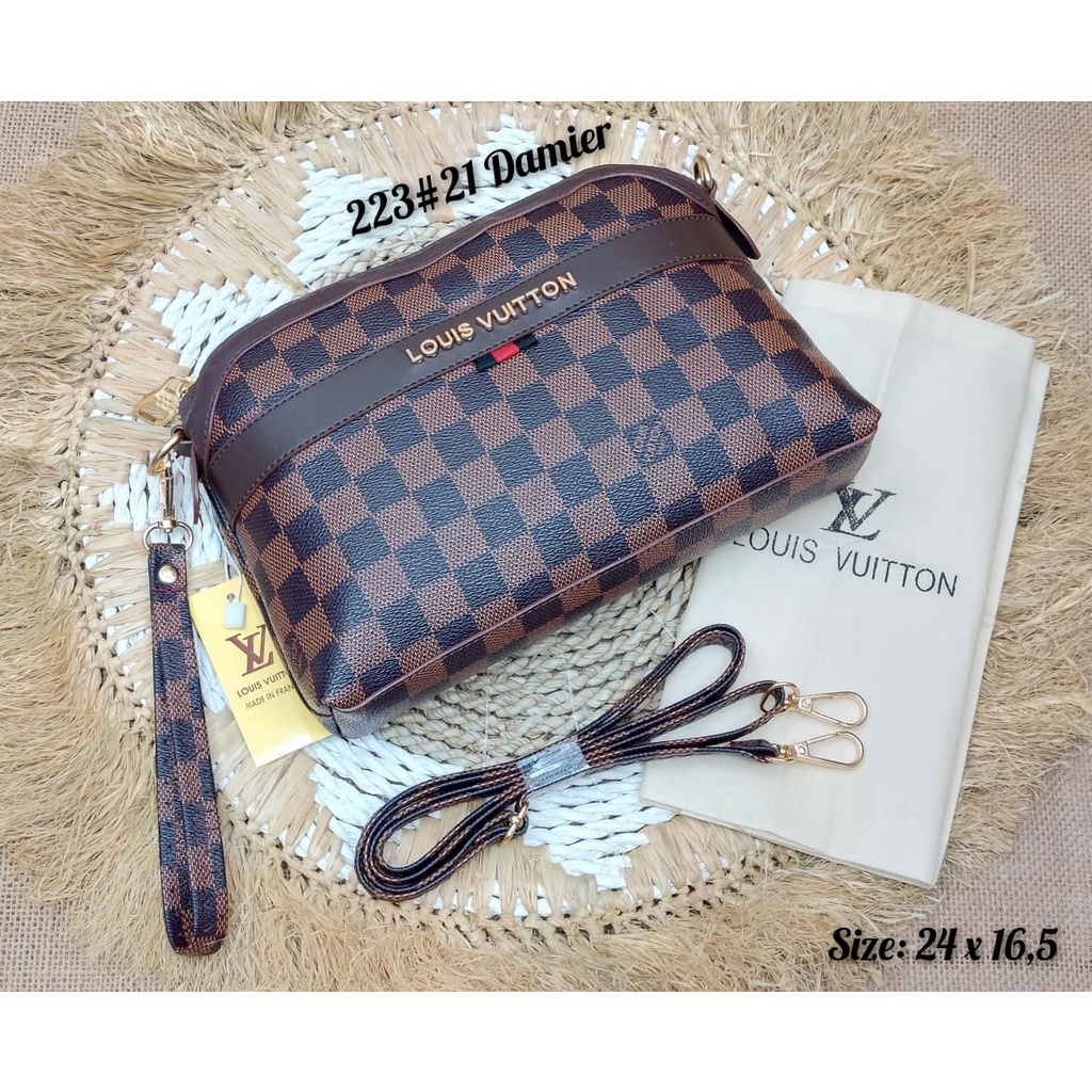 Handbag Oval Bisa Slempang Tas Oval Clutch Oval Size 24 kode OV