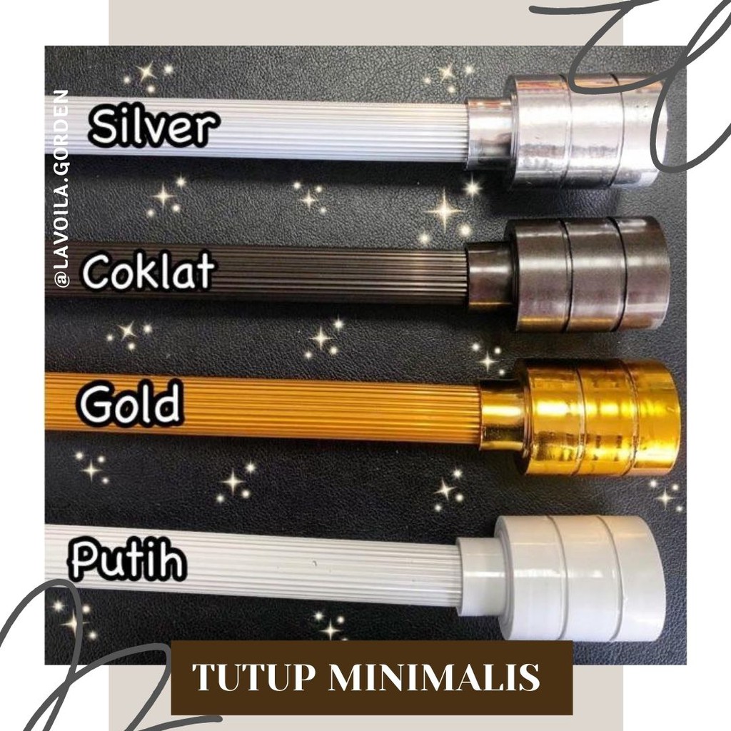 BATANG GORDEN REL BULAT / RELL BULAT / RAIL BULAT / BATANG GORDEN ROLLET MINIMALIS TOZAN PREMIUM